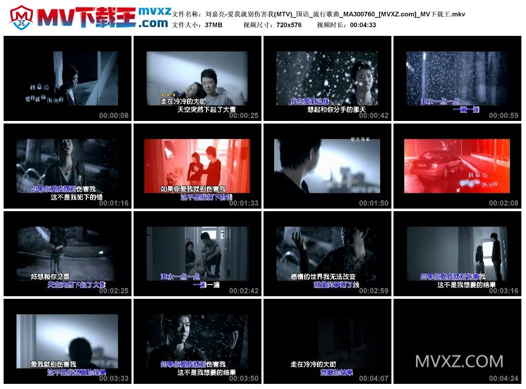 刘嘉亮-爱我就别伤害我(MTV)_国语_流行歌曲_MA300760